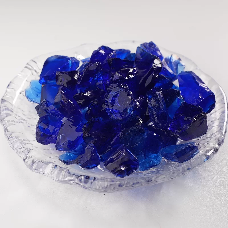 Spalvingas stiklinis smėlis Terrazzo