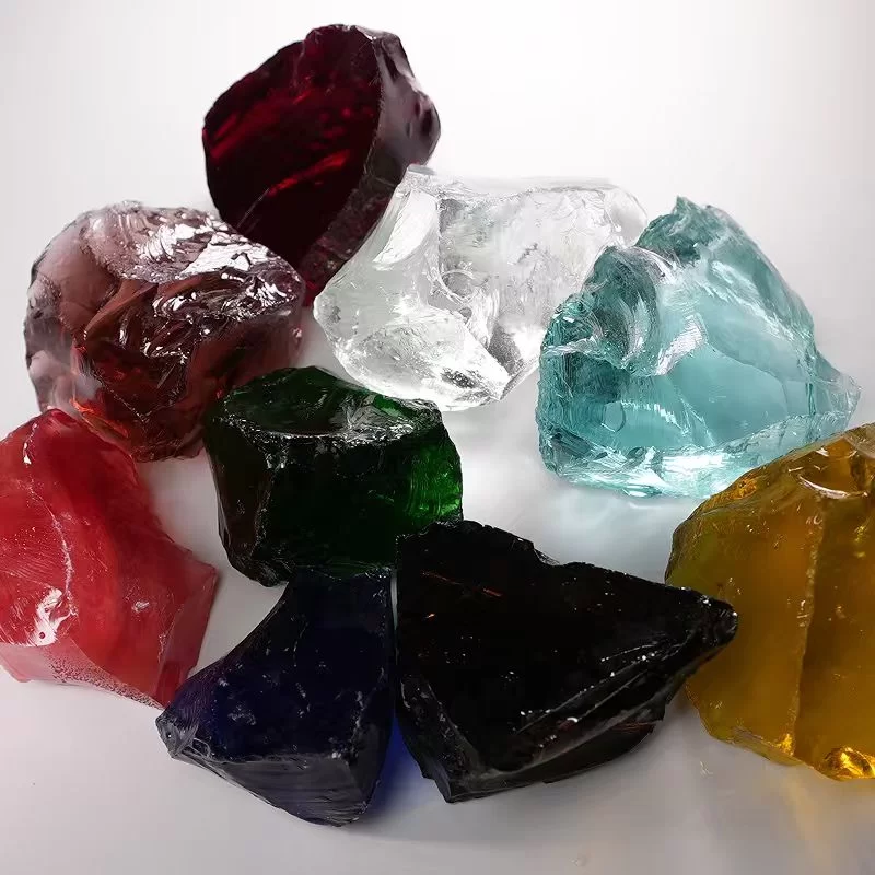 Spalvingas stiklinis smėlis Terrazzo